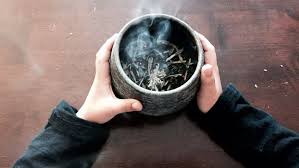 Salvie hvit salvie white sage røkelse incense kjøp egenskap bruke norsk nettbutikk mystica