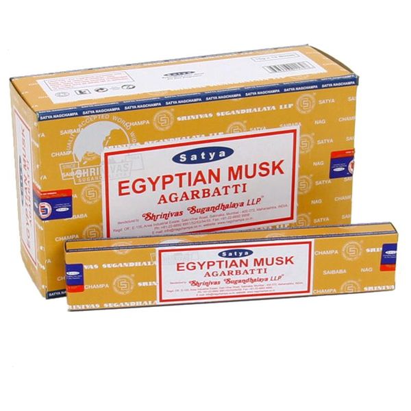 egyptian musk satya røkelse incense røkelsepinner pinner duftpinner alternativ butikk kjøp nær deg hvor finne