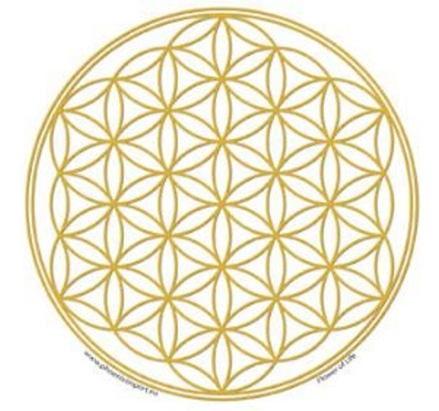 Flower of life klistremerke livets blomst alternativ butikk nettbutikk new age kjøp norsk billig nær deg hvor